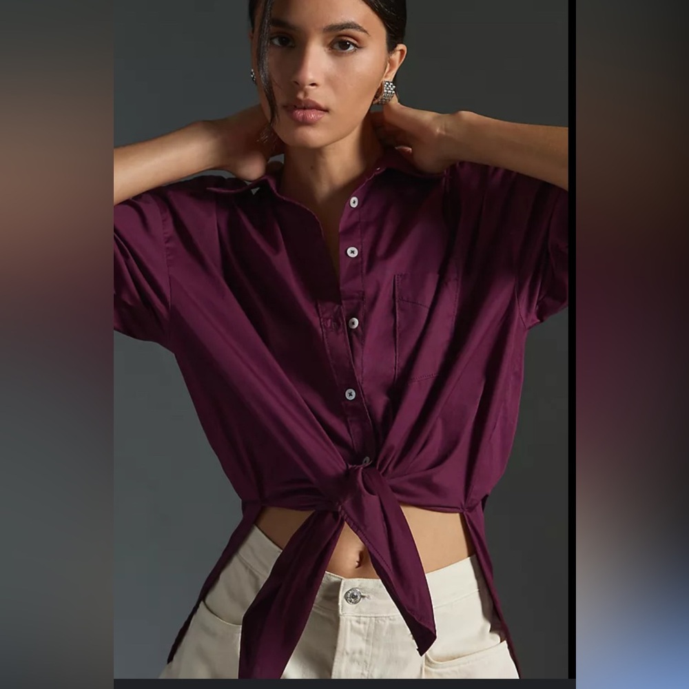 Anthropologie Bennet Button Down